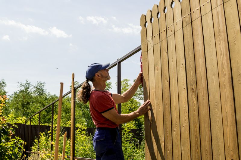 Fence Builders at Work